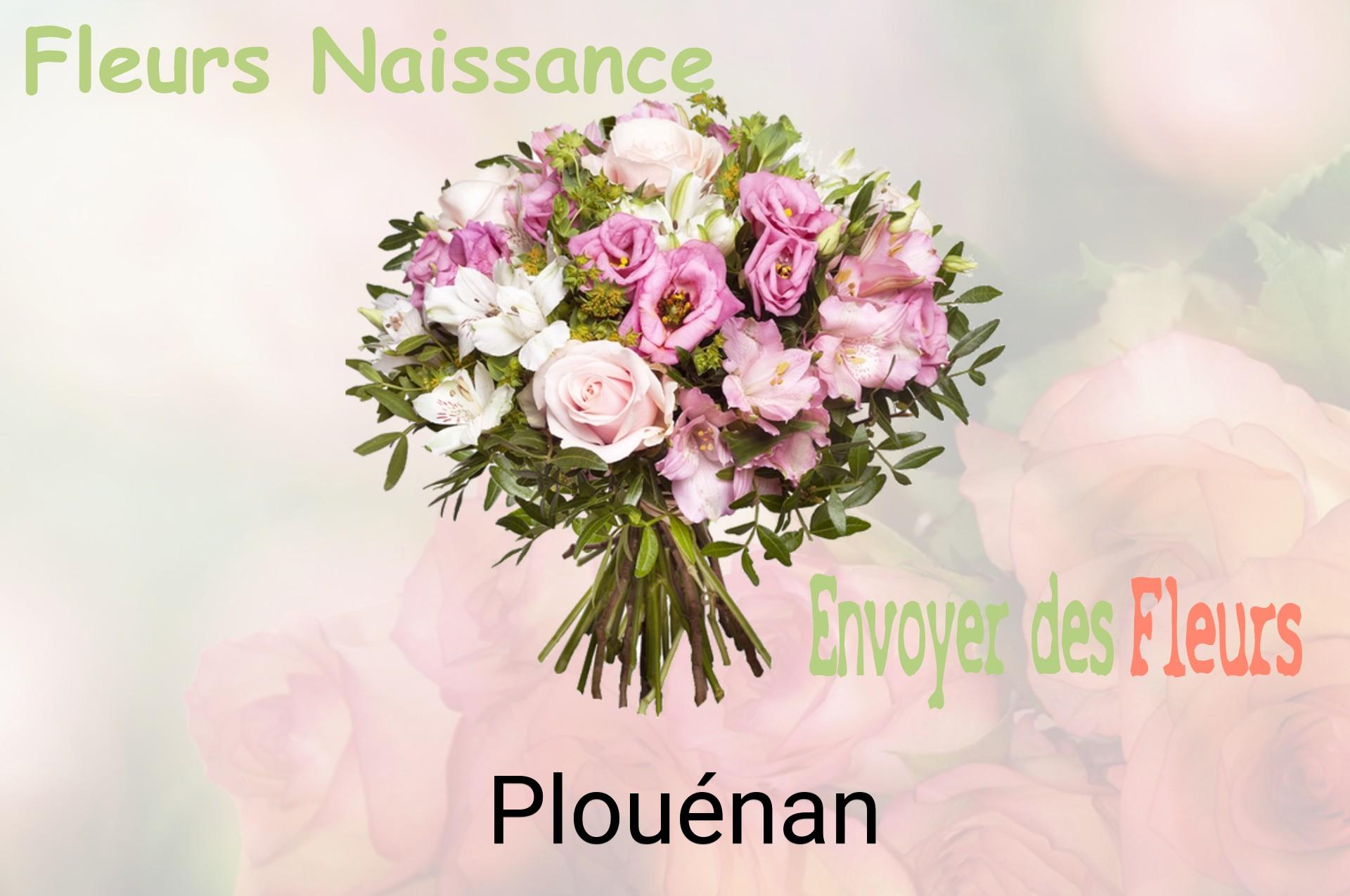 Bouquet de fleurs de naissance livré à Plouénan